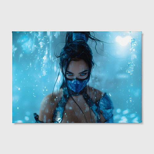 Картина прямоугольная Китана и снежный фон / 3D-принт – фото 2