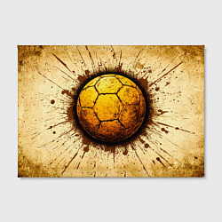 Холст прямоугольный Мяч для гандбола на бежевом, цвет: 3D-принт — фото 2