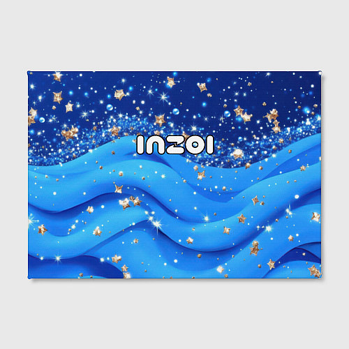 Картина прямоугольная Inzoi логотип / 3D-принт – фото 2