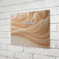 Холст прямоугольный Inzoi лого на блестящем фоне, цвет: 3D-принт — фото 2