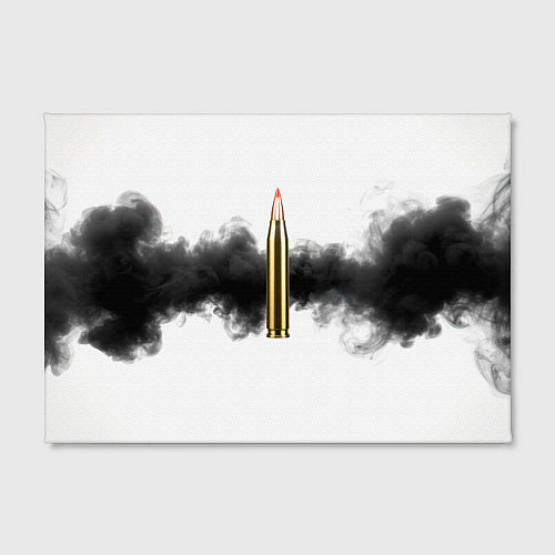 Картина прямоугольная Патрон и черный дым / 3D-принт – фото 2