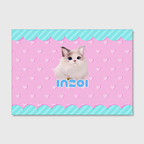 Картина прямоугольная Inzoi с кошечкой / 3D-принт – фото 2