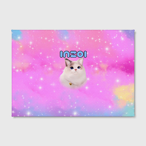 Картина прямоугольная Inzoi розовый фон / 3D-принт – фото 2