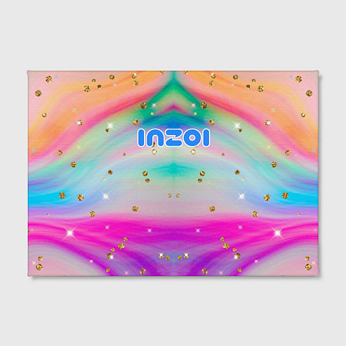 Картина прямоугольная Inzoi с золотыми звездочками / 3D-принт – фото 2