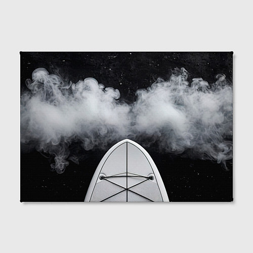 Картина прямоугольная Sup-доска в чб / 3D-принт – фото 2