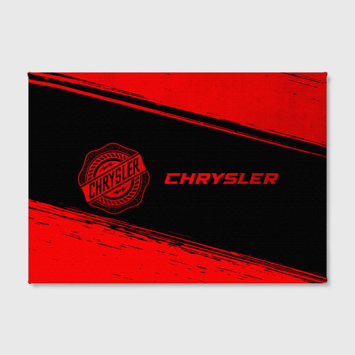 Картина прямоугольная Chrysler - red gradient по-горизонтали / 3D-принт – фото 2