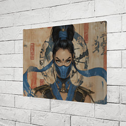 Холст прямоугольный Mortal Kombat - Kitana, цвет: 3D-принт — фото 2