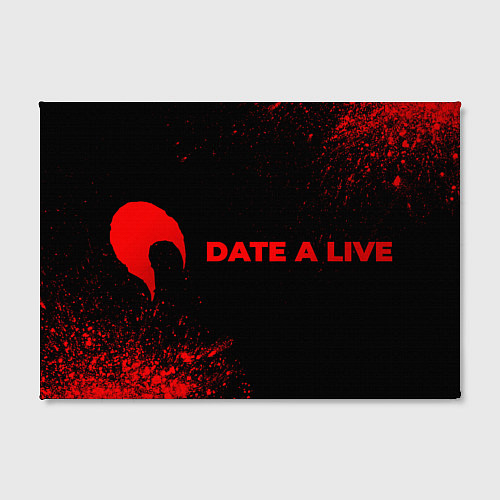 Картина прямоугольная Date A Live - red gradient по-горизонтали / 3D-принт – фото 2