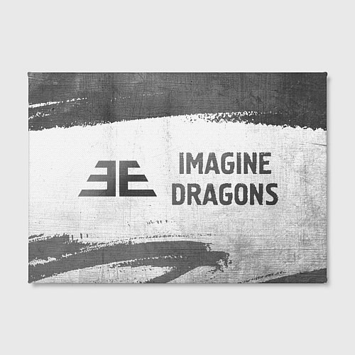 Картина прямоугольная Imagine Dragons - white gradient по-горизонтали / 3D-принт – фото 2