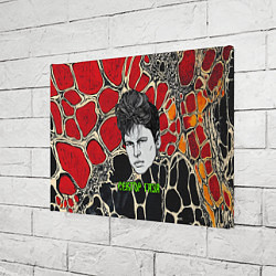 Холст прямоугольный Сектор Газа рисованный портрет Юры Хоя, цвет: 3D-принт — фото 2