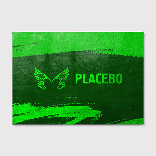 Картина прямоугольная Placebo - green gradient по-горизонтали / 3D-принт – фото 2
