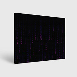 Картина прямоугольная Color black pink