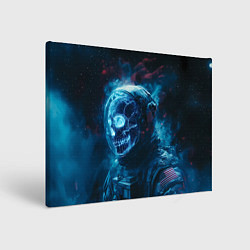 Холст прямоугольный Скелет американского космонавта, цвет: 3D-принт
