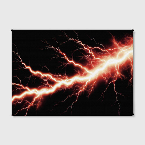 Картина прямоугольная Lightning red / 3D-принт – фото 2
