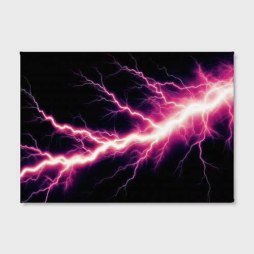 Картина прямоугольная Lightning pink / 3D-принт – фото 2