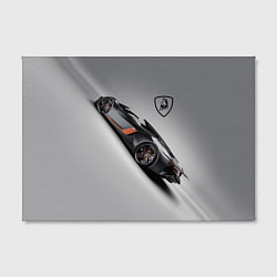 Холст прямоугольный Lamborghini - racing car, цвет: 3D-принт — фото 2