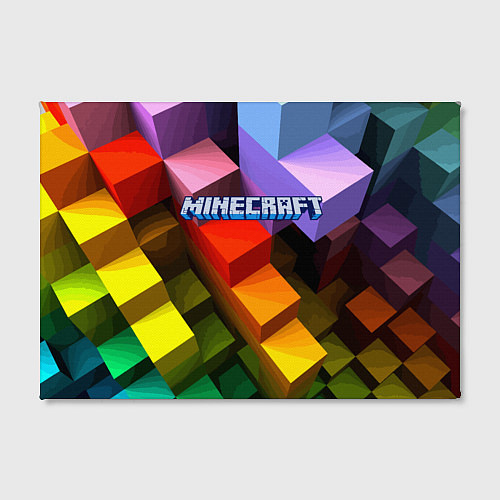 Картина прямоугольная Minecraft - pattern / 3D-принт – фото 2