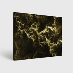 Холст прямоугольный Lightning yellow, цвет: 3D-принт