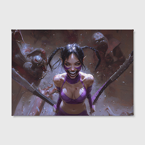 Картина прямоугольная Сумасшедшая Милина / 3D-принт – фото 2