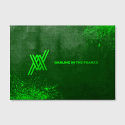 Холст прямоугольный Darling in the FranXX - green gradient по-горизонт, цвет: 3D-принт — фото 2