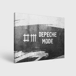 Холст прямоугольный Depeche Mode - grey gradient по-горизонтали, цвет: 3D-принт