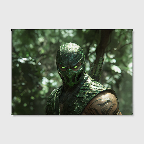Картина прямоугольная Рептилия в джунглях / 3D-принт – фото 2