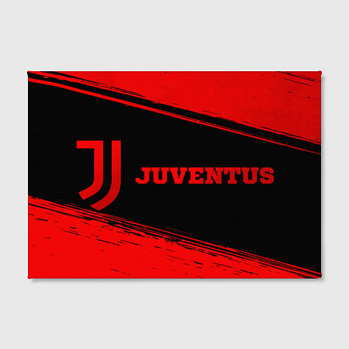 Картина прямоугольная Juventus - red gradient по-горизонтали / 3D-принт – фото 2