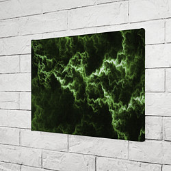 Холст прямоугольный Lightning green glow, цвет: 3D-принт — фото 2