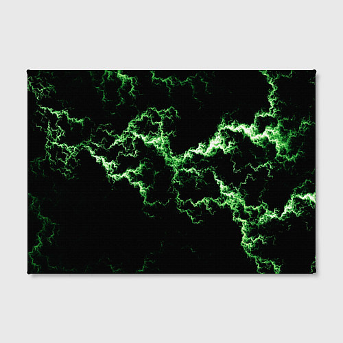 Картина прямоугольная Lightning green glow / 3D-принт – фото 2