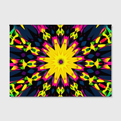 Холст прямоугольный Звездный калейдоскоп, цвет: 3D-принт — фото 2