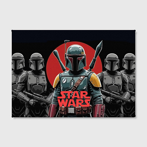 Картина прямоугольная Boba Fett звездные войны / 3D-принт – фото 2
