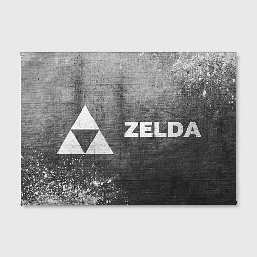 Картина прямоугольная Zelda - grey gradient по-горизонтали / 3D-принт – фото 2