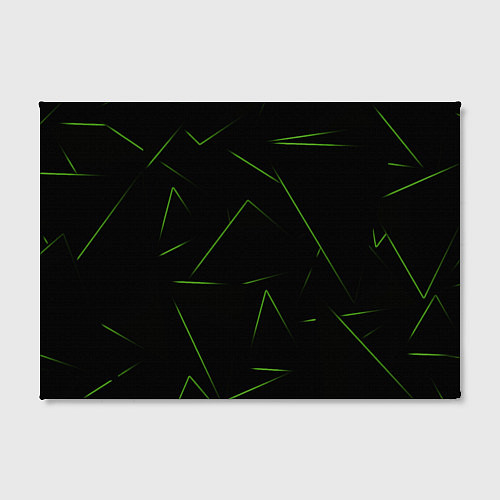 Картина прямоугольная Color green line / 3D-принт – фото 2