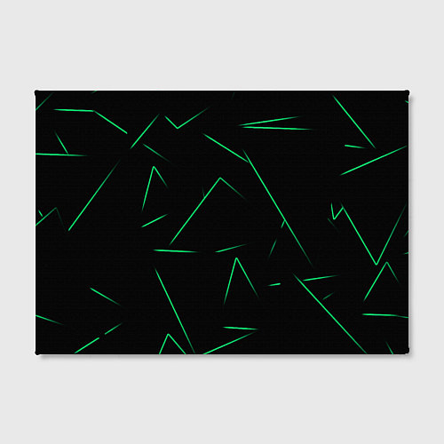 Картина прямоугольная Color light green line / 3D-принт – фото 2