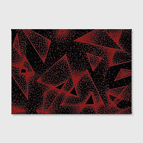 Картина прямоугольная Triangles with dots / 3D-принт – фото 2