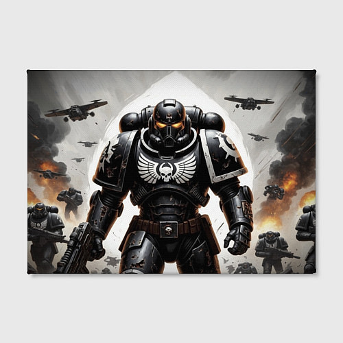 Картина прямоугольная Warhammer 40k космодесант / 3D-принт – фото 2