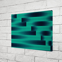 Холст прямоугольный Color light blue square, цвет: 3D-принт — фото 2