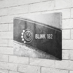Холст прямоугольный Blink 182 - grey gradient по-горизонтали, цвет: 3D-принт — фото 2