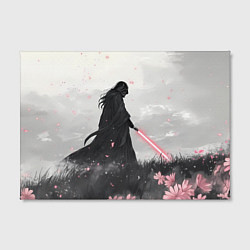 Холст прямоугольный Дарт Вейдер в поле, цвет: 3D-принт — фото 2