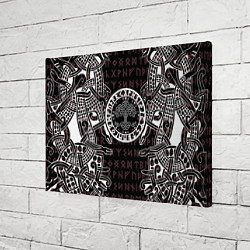 Холст прямоугольный Дерево жизни и древние руны, цвет: 3D-принт — фото 2