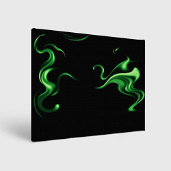 Холст прямоугольный The color is light green abstraction, цвет: 3D-принт