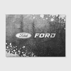 Холст прямоугольный Ford - grey gradient по-горизонтали, цвет: 3D-принт — фото 2