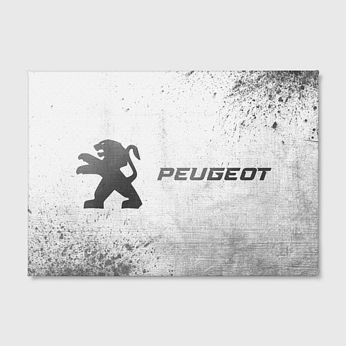Картина прямоугольная Peugeot - white gradient по-горизонтали / 3D-принт – фото 2