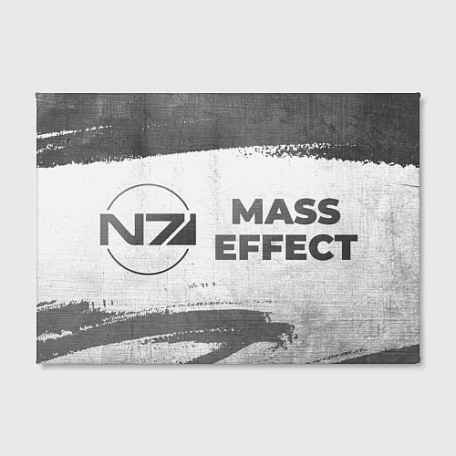 Картина прямоугольная Mass Effect - white gradient по-горизонтали / 3D-принт – фото 2
