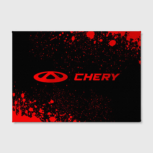 Картина прямоугольная Chery - red gradient по-горизонтали / 3D-принт – фото 2