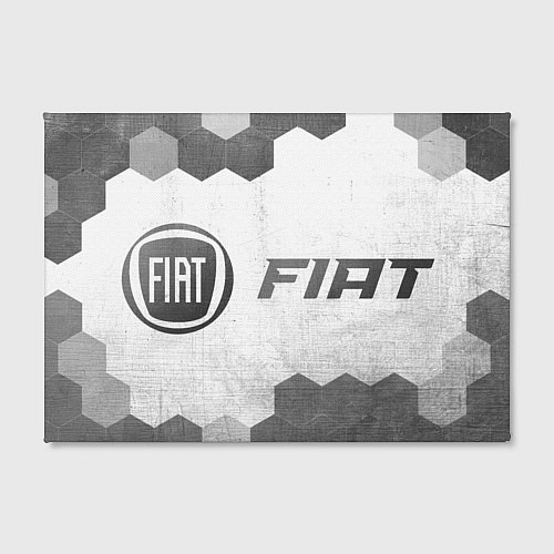 Картина прямоугольная Fiat - white gradient по-горизонтали / 3D-принт – фото 2
