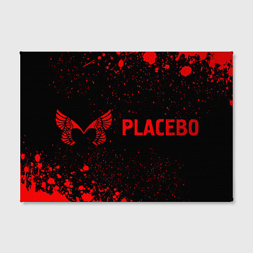 Картина прямоугольная Placebo - red gradient по-горизонтали / 3D-принт – фото 2