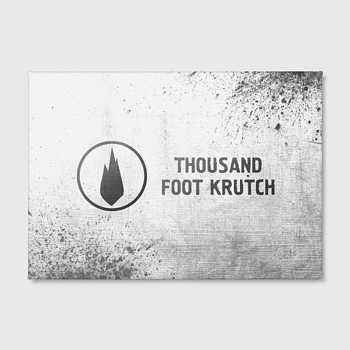 Картина прямоугольная Thousand Foot Krutch - white gradient по-горизонта / 3D-принт – фото 2