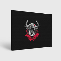 Холст прямоугольный Cyber demon doom, цвет: 3D-принт