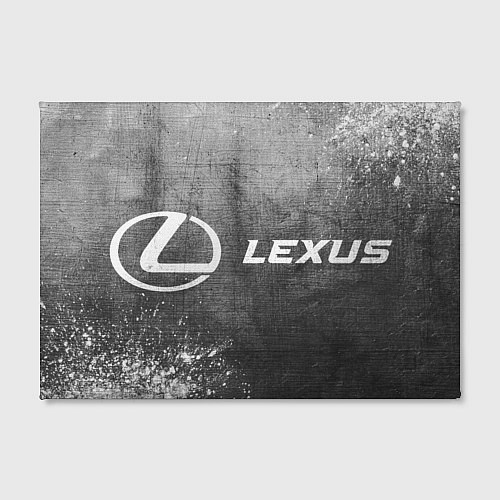 Картина прямоугольная Lexus - grey gradient по-горизонтали / 3D-принт – фото 2